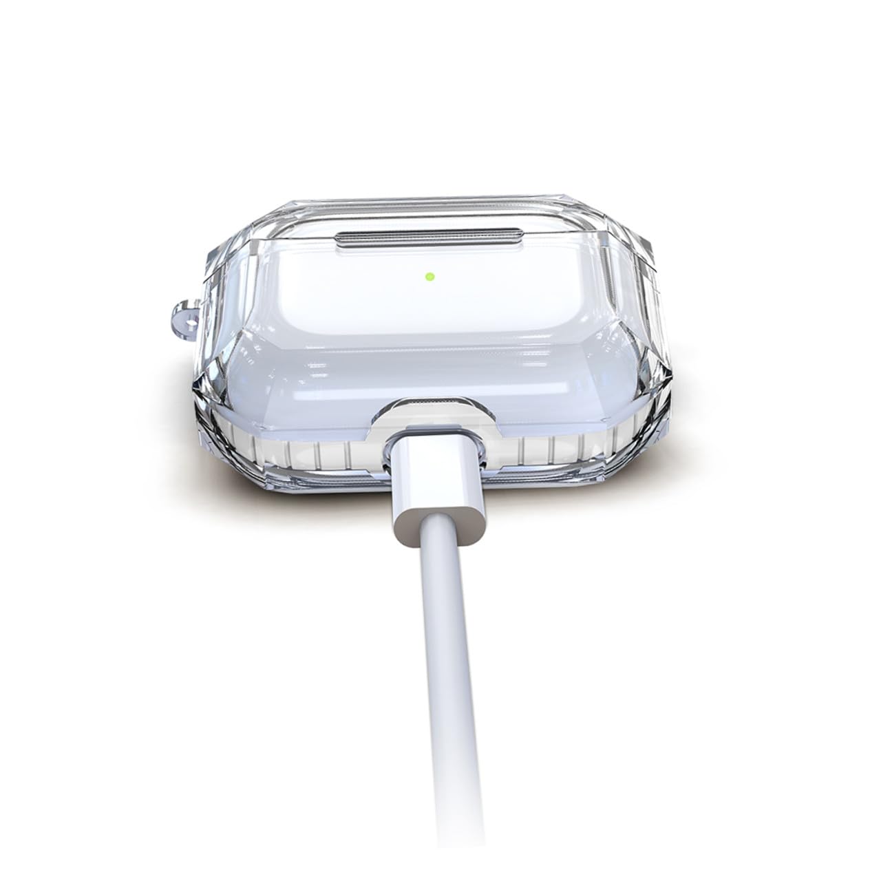 Gatuida 3pezzi Custodia Trasparente Tpu Per Auricolari Wireless Compatibile Con Protettiva Antiscratch Per Attività Quotidiane e Outdoor Bianco