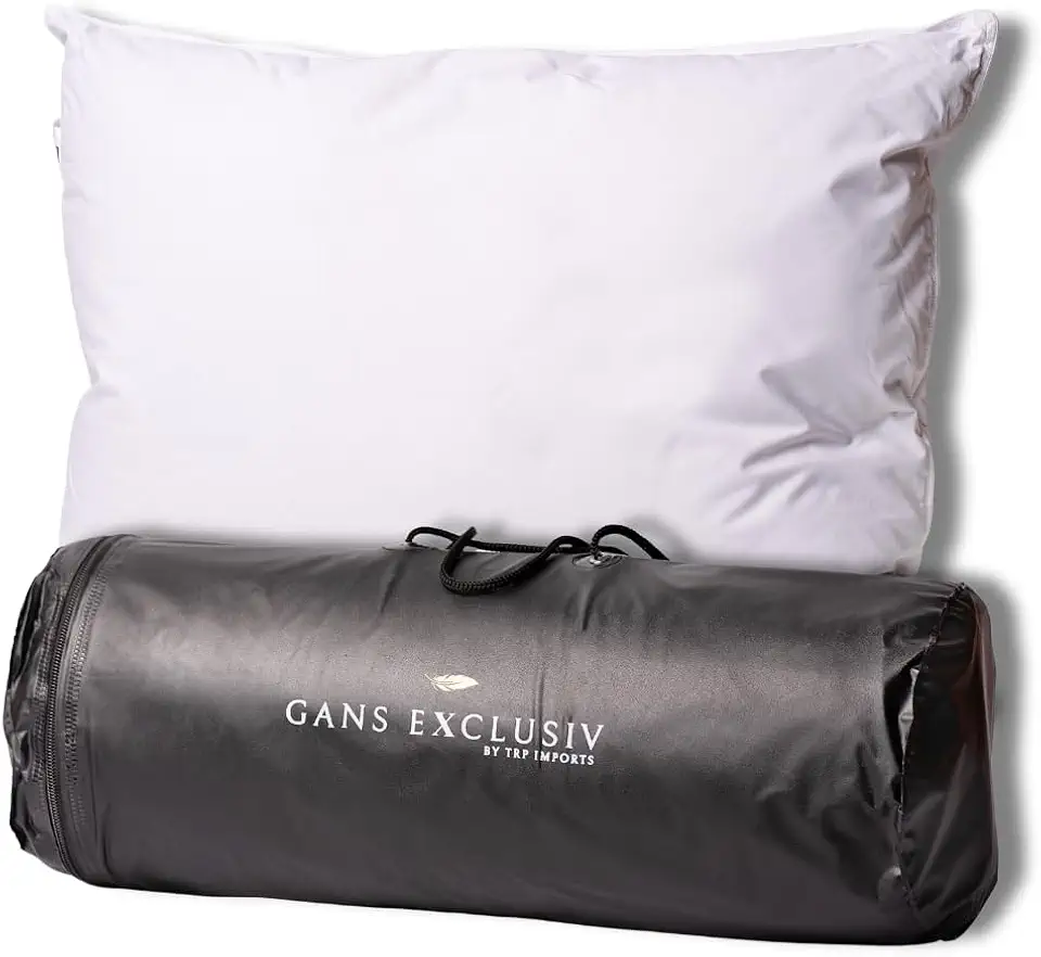 Travesseiro Gans Exclusiv by TRP Imports Pure 100% Penas De Ganso Europeu