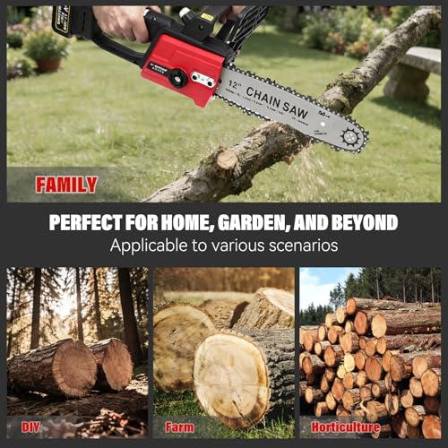 12 Brushless Chainsaw,Cordless Electric Chainsaw - image 5
