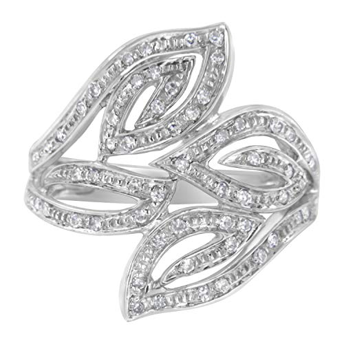 Original Classics 14K White Gold Round Cut Diamond Ring (V) (0.25 Cttw, H-I Color, I1-I2 Clarity) - Size 8
