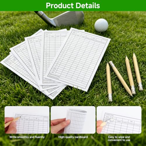 KAKUPPA 20 Pack Golf Scorecards