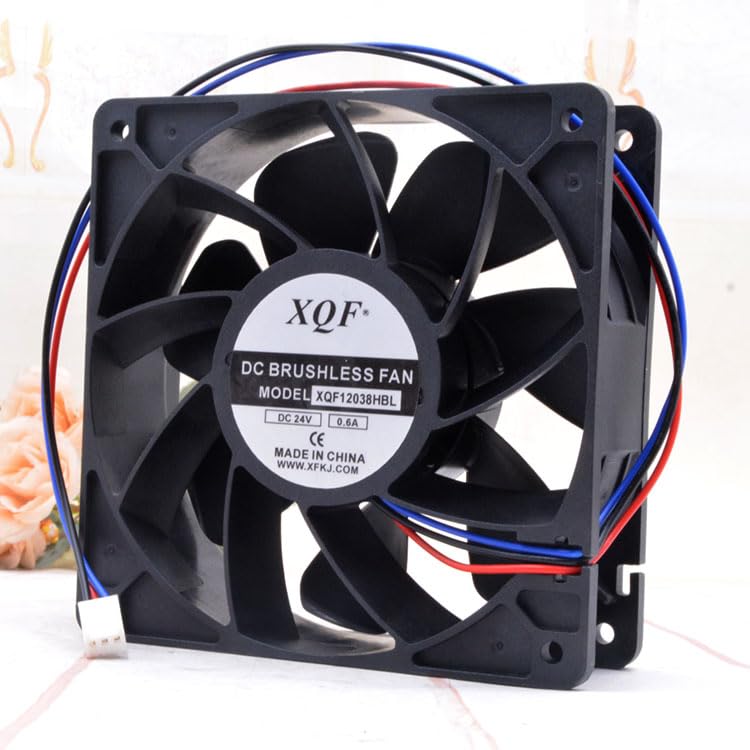 24V 0.6A XQF12038HBL 12038 12cm Chassis Inverter Alarm Cooling Fan