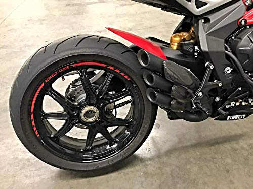Silmotor Exhaust Silencer BLACK Snake Design New Compatible For MV Agusta Brutale 800 2016-2018