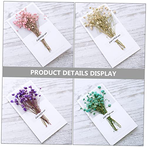 STOBOK 24Pcs Cartão De Respiração Do Bebê Cartões Em Branco Cartões Em Branco Flores De Casamento Ca