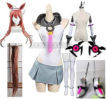 ウマ娘　マチカネタンホイザ　勝負服＋ウィッグ＋尻尾・耳　コスプレ　衣装　L Amazon.co.jp: [UpcoT] ウマ娘 プリティーダービー マチカネ