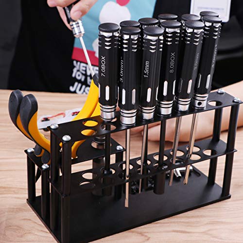 Screwdriver Organizers Screwdriver Storage Rack for Hex Cross Screw Driver RC Tools Kit Organizers 18 Holes by FPVERA - Thumbnail 5