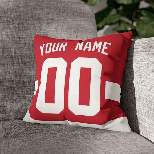 Image of ANTKING Throw Pillow 2 Packs Personalized Custom Any Name Number for Men Women Boy Gifts