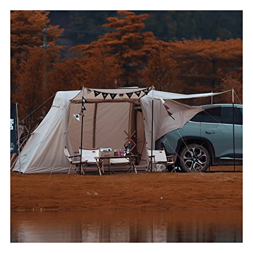 Mkcamp Ev Car Camping Tent Suitable For Tesla Model X/Y And Most Suvs Pu3000Mm Waterproof Cotton Tent For 2-5 Person Capacity #TOP25