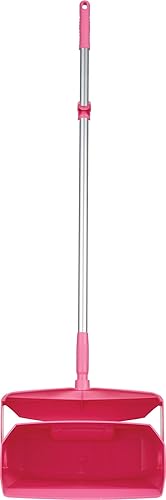 Miniatura 2 de Remco - A Vikan Company 62501 - Recogedor para vestíbulo con escoba, polipropilenopoliésteraluminio, contenedor de 7 x 14 pulgadas, mango de 37