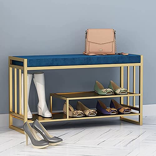 Taburete organizador de zapatos de 2 niveles con materiales de alta densidad 7