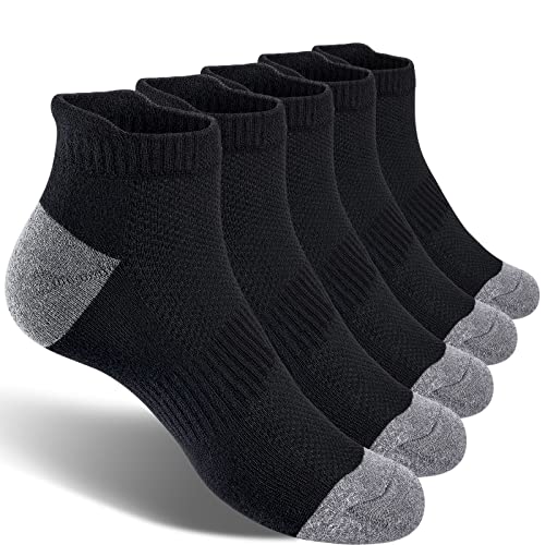 Comoda Linguetta sul Tallone: ​​VoJoPi calzini uomo alla caviglia da uomo con linguette imbottite sul tallone per evitare sfregamenti e vesciche dovute al contatto con la scarpa. I polsini a costine dal taglio basso evitano anche che i calzini scivolino via.