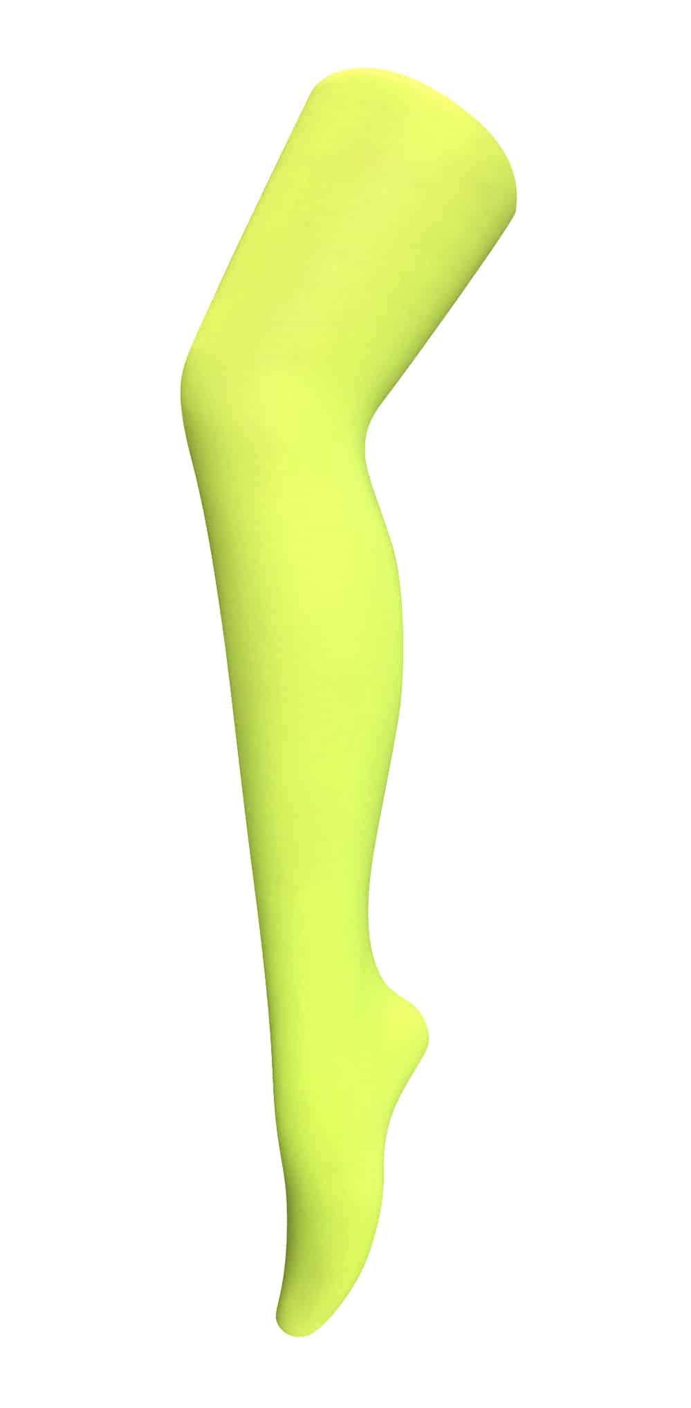 Sock Snob Unisex Neon Yellow Ladies 40 Denier Novelty Colourful Neon Tights