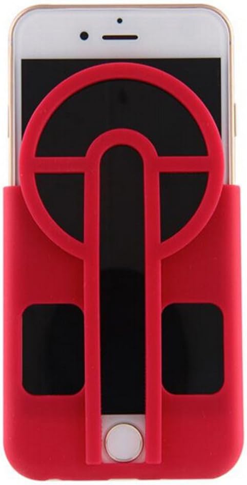 Zinx Pokemon Go Aimer Pokeball Bigbong Silicone Mobile Phone Case For Iphone 6 6s 6 Plus Easy Aim Assist Plate Guide Sight (Red Iphone 6/6s 4.7inch)