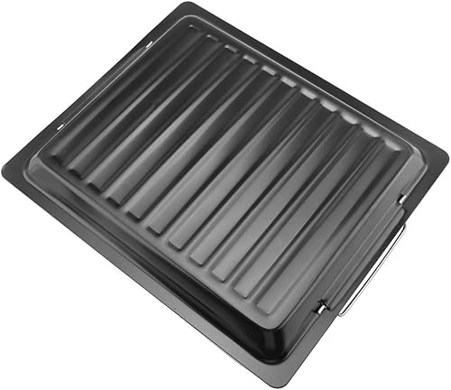 Miniatura 6 de BORDSTRACT Sartén para barbacoa, parrilla antiadherente para estufa, sartenes de acero inoxidable para estufas para filetes fritos, tocino, olla