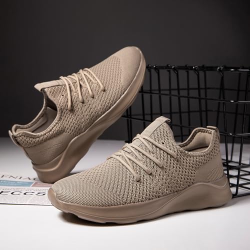 Image of DLWKIPV Running Shoes for Men Slip on Tennis Walking Sneakers Lightweight Non Slip Workout Gym Sports Volleyball Shoes Outdoor Athletic Casual Fashion Breathable Trainers