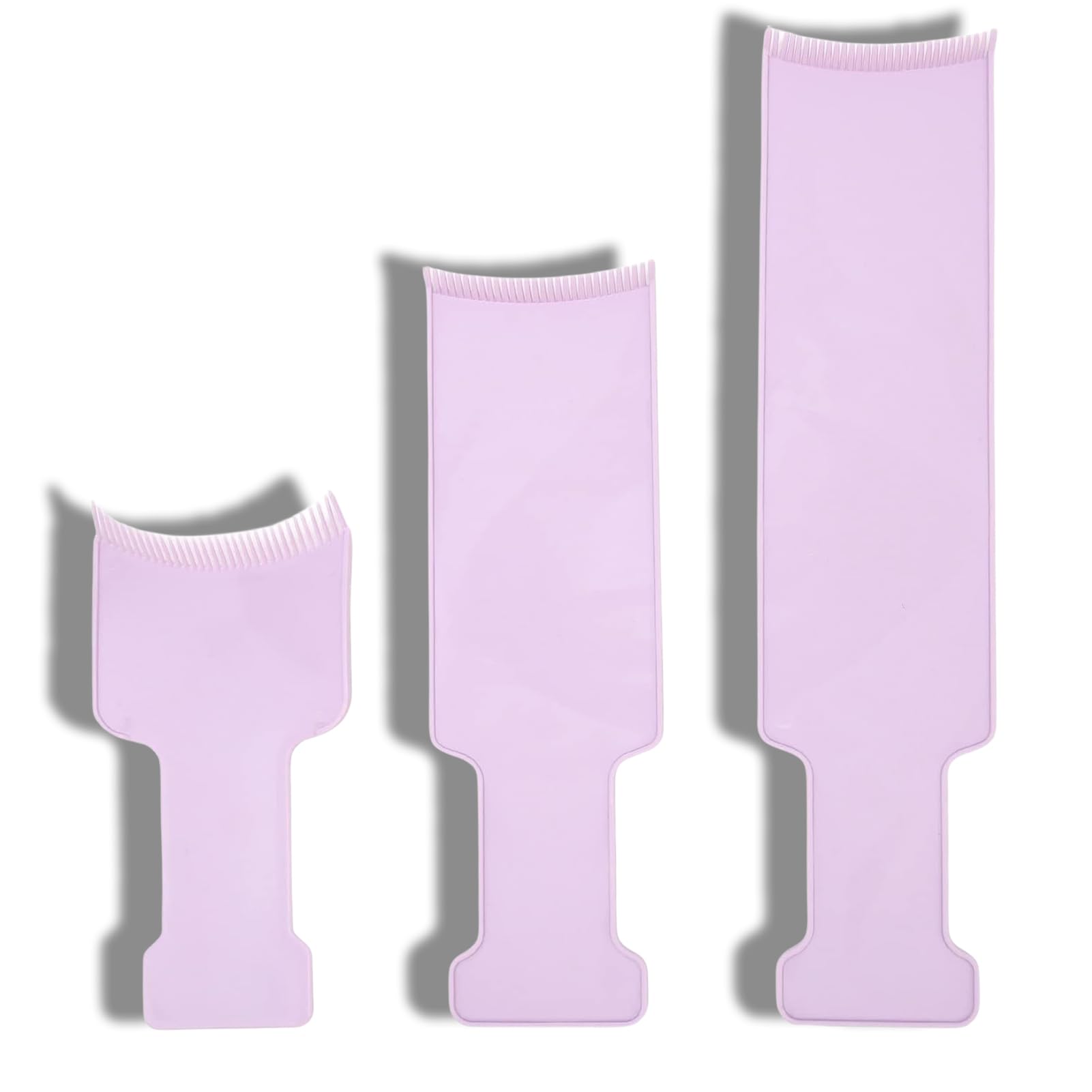 Kit per Evidenziazione 3 Pezzi, Kit per Capelli, Set per Paddle e Pannelli per Balayage in Lamina per Candeggina, Colorante per Capelli, Tavola Lunga e Tavola Corta Set Colorare (Viola)