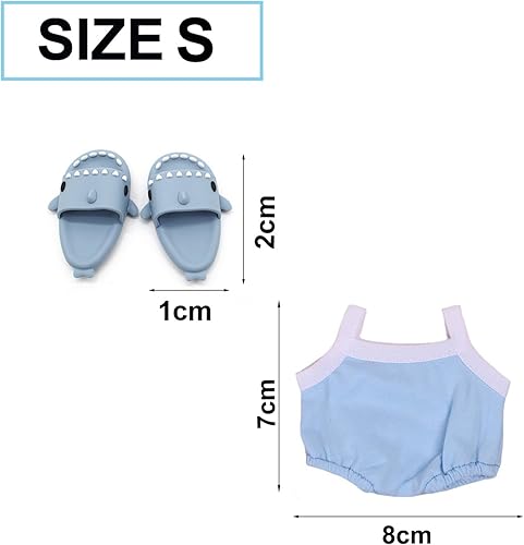 Miniatura 3 de Conjunto de disfraz de hámster con camisa, sombrero, zapatos, pantuflas de tiburón para mascotas reales, linda ropa de fiesta de vacaciones de mini