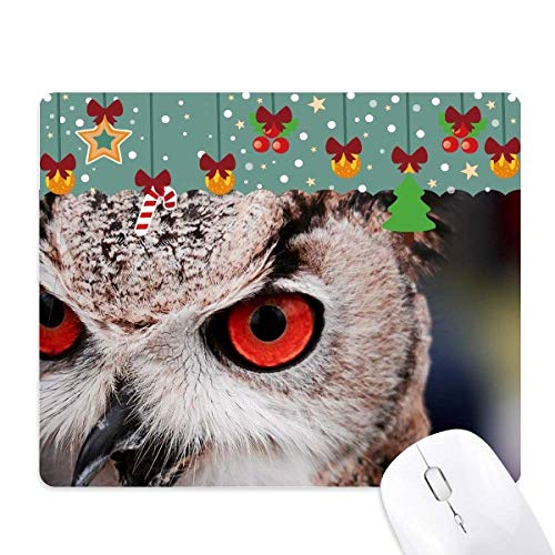 Tapis de souris chouette en caoutchouc pour bureau - Pcture Organisme Terrestre