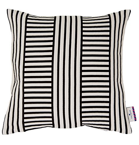 TOM TAILOR, Federa per Cuscino, 40 x 40 cm, Bianco...
