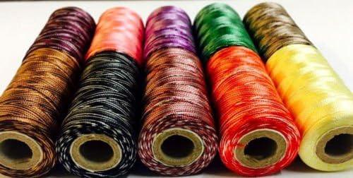 10 x Spools Pack 100% Variegated Rayon Machine Embroidery Thread Spools UK