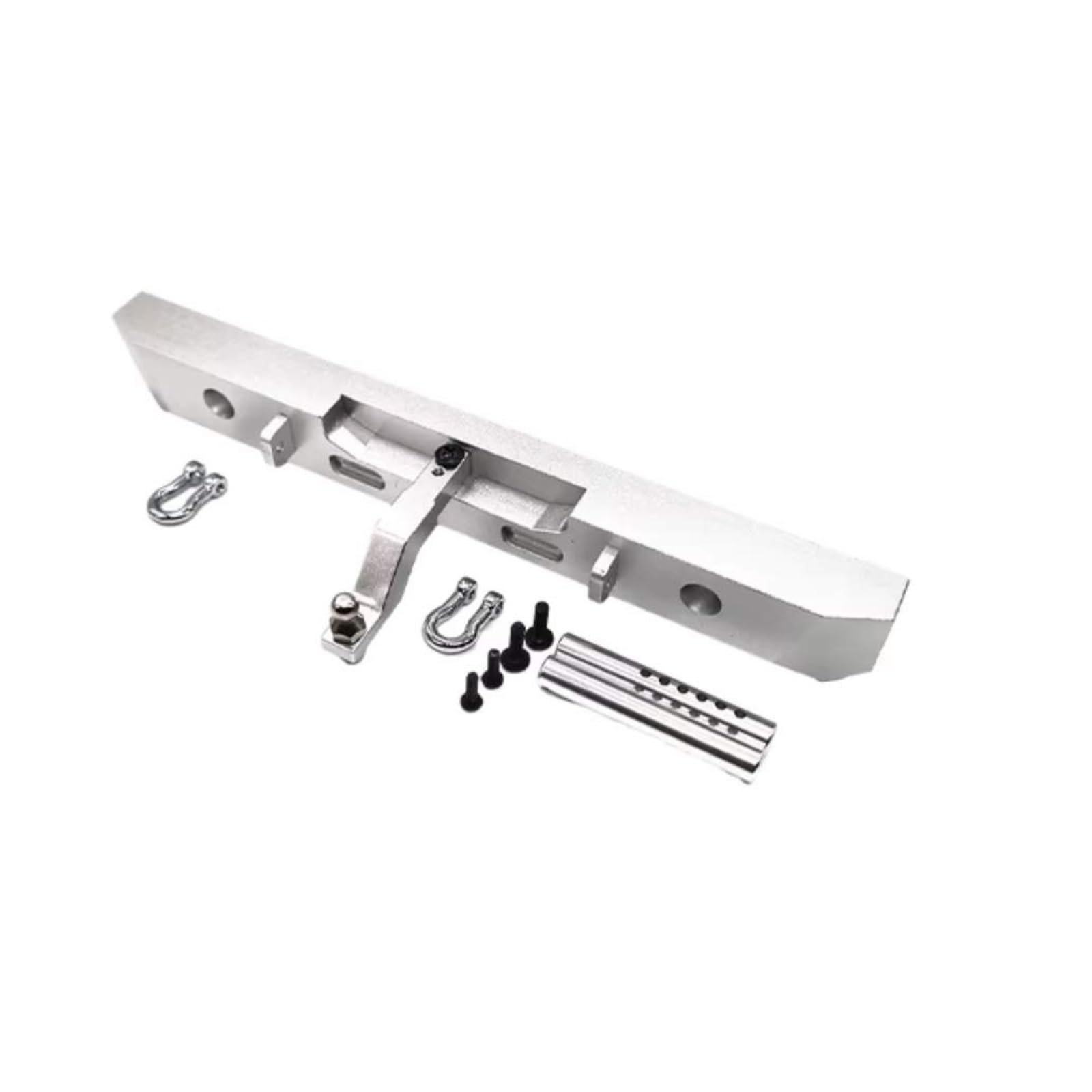 para Gen7 1/10 RC Car Aleación De Aluminio Parachoques Trasero Accesorios Reemplazo Actualización Piezas Reparación Azul Rojo para Plata RC Marco Parachoques