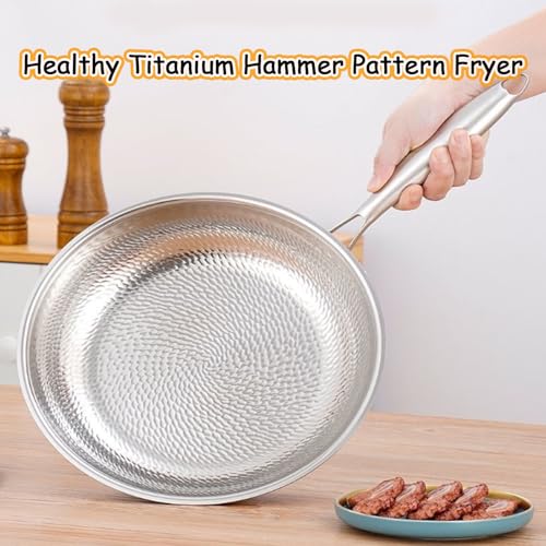 Wok rectangular Titanio resistente sin recubrimiento 11.02 pulg miniatura 2