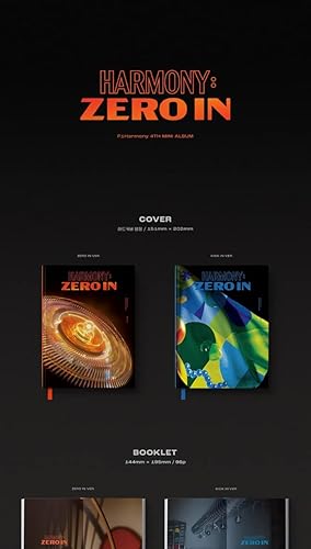 Miniatura 2 de P1HARMONY HARMONY Zero in 4th Mini álbum versión aleatoria CD+1p Poster+96p Folleto+1p de pie PhotoCard+1ea Logo Pegatina+1ea Sello de Foto+1