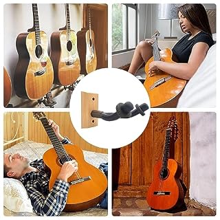 AALLYN Support mural pour guitare | Support d’affichage mural pour guitare en bois,Support d’affichage mural en bois pour guitare acoustique, ukulélé, guitares électriques - Les Beatles, Paul McCartney, John Lennon, RIngo Starr, George Harrison AALLYN Support mural pour guitare | Support d'affichage mural pour guitare en bois,Support d'affichage mural en bois pour guitare acoustique, ukulélé, guitares électriques – Image 3