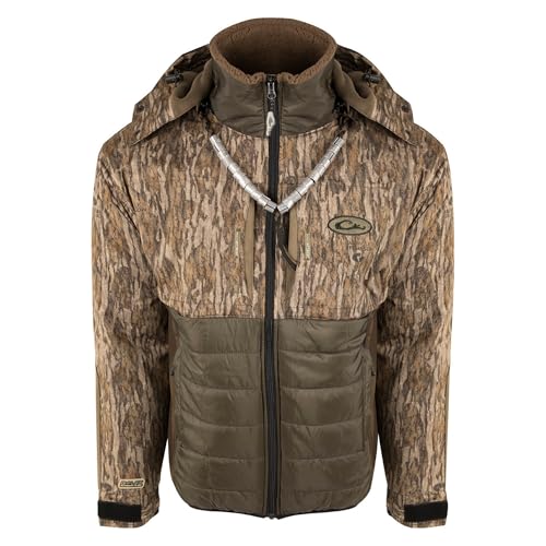Drake Waterfowl® LST Guardian Flex™ Double Down Eqwader™, Waterproof and Breathable Insulated Hunting Jacket