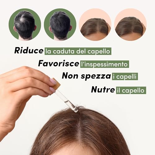 Olio Capelli Rosmarino Sani e Forti I00ml - Favorisce la Ricrescita e Rinforza il Bulbo Pilifero - Formula Naturale, 100% Made in Italy, Non Lascia Residui, Profumo Aromaterapico, Pronto all'Uso - 5