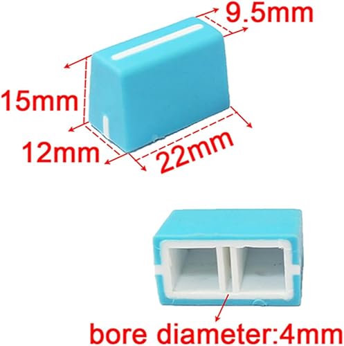 Miniatura 5 de 5 piezas de perillas universales de repuesto para controlador de DJ, mezclador, consola Pioneer Pioneer DJM, DDJ, XDJ, Denon Numark AKAI RANE VESTAX
