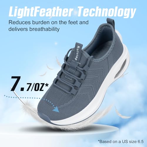 Image of Wide Toe Box Shoes Women Extra Wide Width Sneakers Air Cushion Road Running Shoes Ultra Light Tennis Gym Workout Training Shoes Breathable Walking Shoes with Arch Support