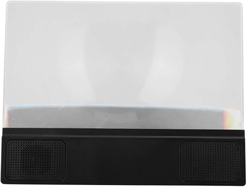 Miniatura 9 de ASHATA Lupa de pantalla de teléfono móvil de 12 pulgadas Amplificador de video HD con altavoz, lupa de pantalla de video de película de teléfono