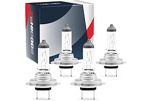 VEHICODE H7 Halogen Headlight Pair (High and Low Beams) - Vivid 12V...