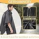 Gerhannery Dicker Regenponcho Schwarz, 2 Stück Regencape Festival Wiederverwendbar Regenponcho Herren Wasserdicht (DE/NL/SE/PL, Alphanumerisch, Einheitsgröße, Große Größen, Regular, 2, Noir)