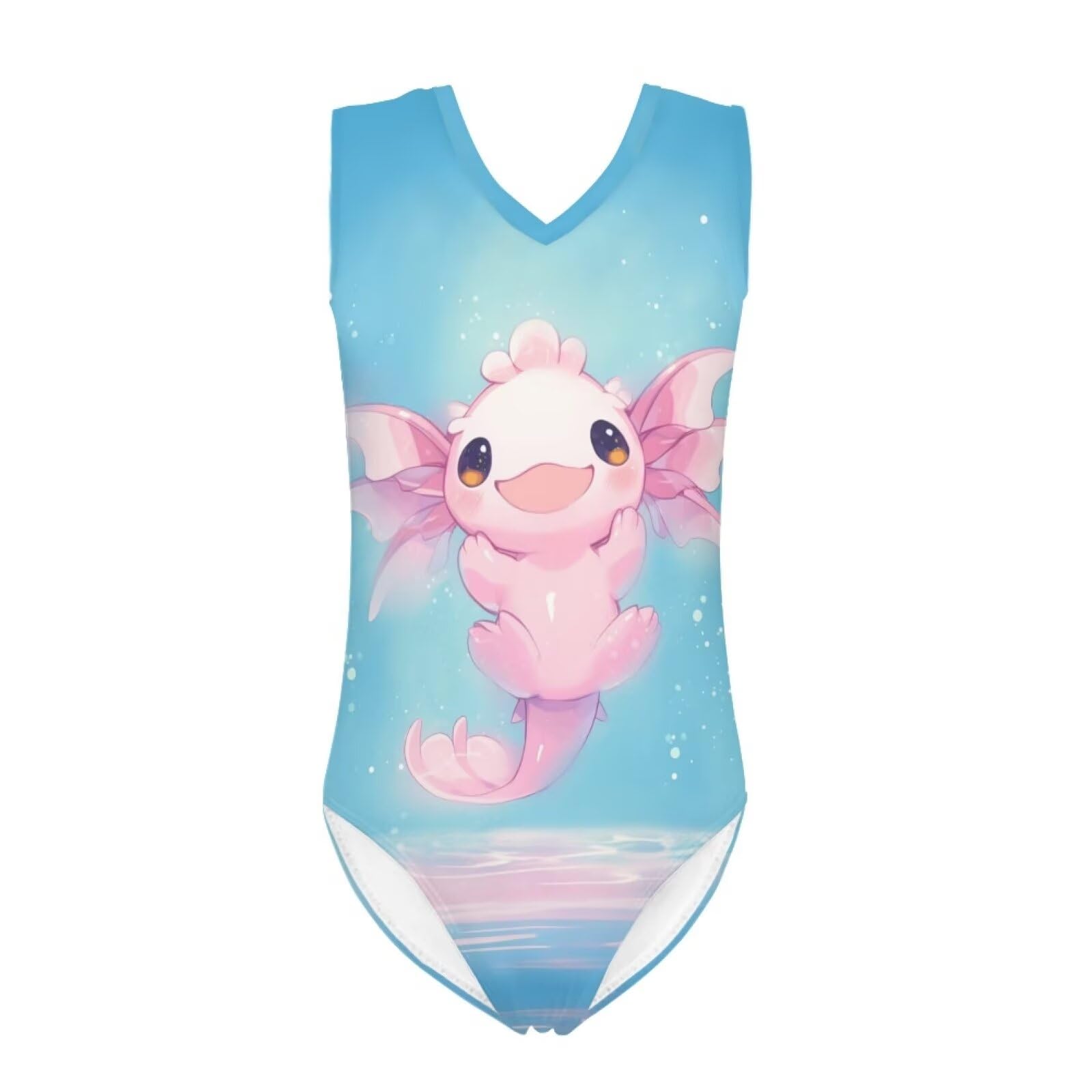 Xpyiqun Bathing Suits for Girls 3-14 Kids Summer One Piece Swimwear Beach Sport Sleeveless Swimsuits Athletic