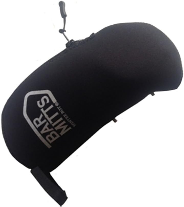 Bar Mitts Winter Bot Neoprene Bicycle Water Bottle Cover/Enclosure with Water Bottle Cage & Accessories, Black