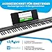 Alesis Keyboard E-Piano mit 88 Tasten, 480 Sounds, Lautsprechern, USB-MIDI, Tragetasche, Ständer, Kopfhörer, Pedal und Klavierlektionen für Anfänger