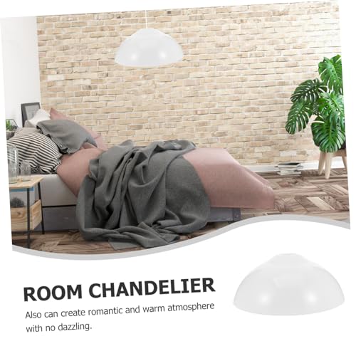 Image of DOITOOL Replacement Acrylic Pendant Lampshade Decorative Lamp Shade for Home Lightweight and Easy to Install Compatible Various Styles Unique Design for Modern and Retro Decor
