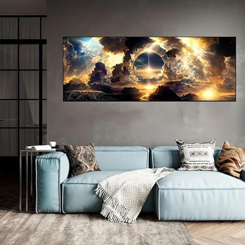 Impression sur toile XINBAO grand format une oeuvre elegante sans cadre - 3