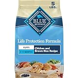 Blue Buffalo Life Protection Formula Puppy Dry Dog Food with DHA and ARA, Made with Natural Ingredients, Chicken & Brown Rice Recipe, 5-lb Bag
