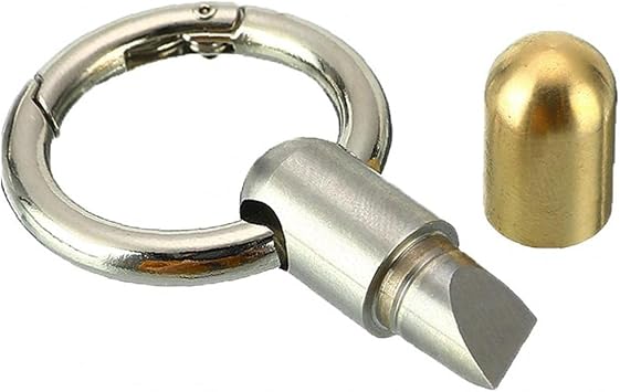 Capsule Knife, Capsule Cutter, Stainless Steel, Multifunctional, Portable, Mini Key Ring, Pendant, Climbing, Fishing, Travel, Disaster Preparedness Goods
