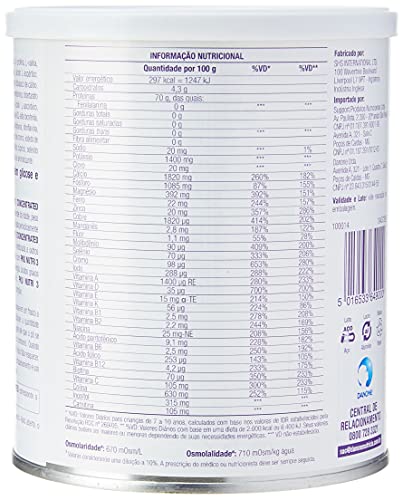 Danone Alimento Em Pó Pku Nutri Concentrated 3 Nutricia 500G