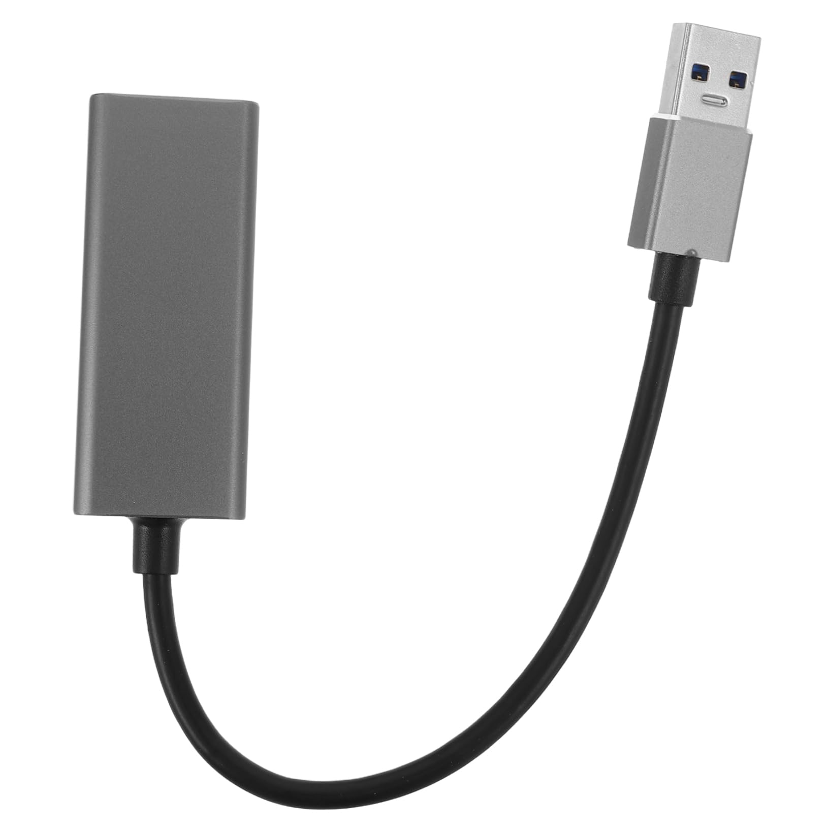 Uonlytech Adattatore Convertitore Ethernet USB 3.0 in Lega di Alluminio Gigabit, Adattatore di Rete Portatile Compatibile USB e Type-c, per Laptop e Tablet in Viaggio Connessione Stabile