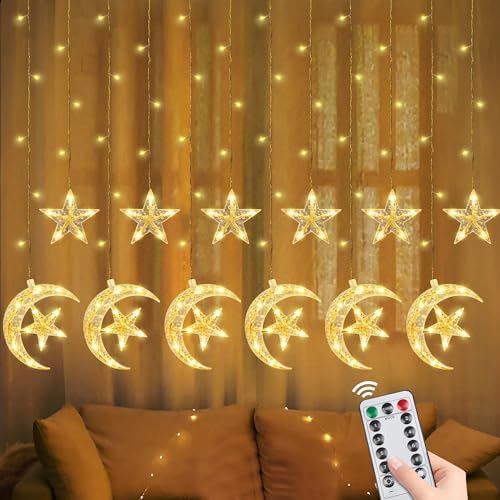 [Timer & 8 Modes] Ramadan Lights Decorat…