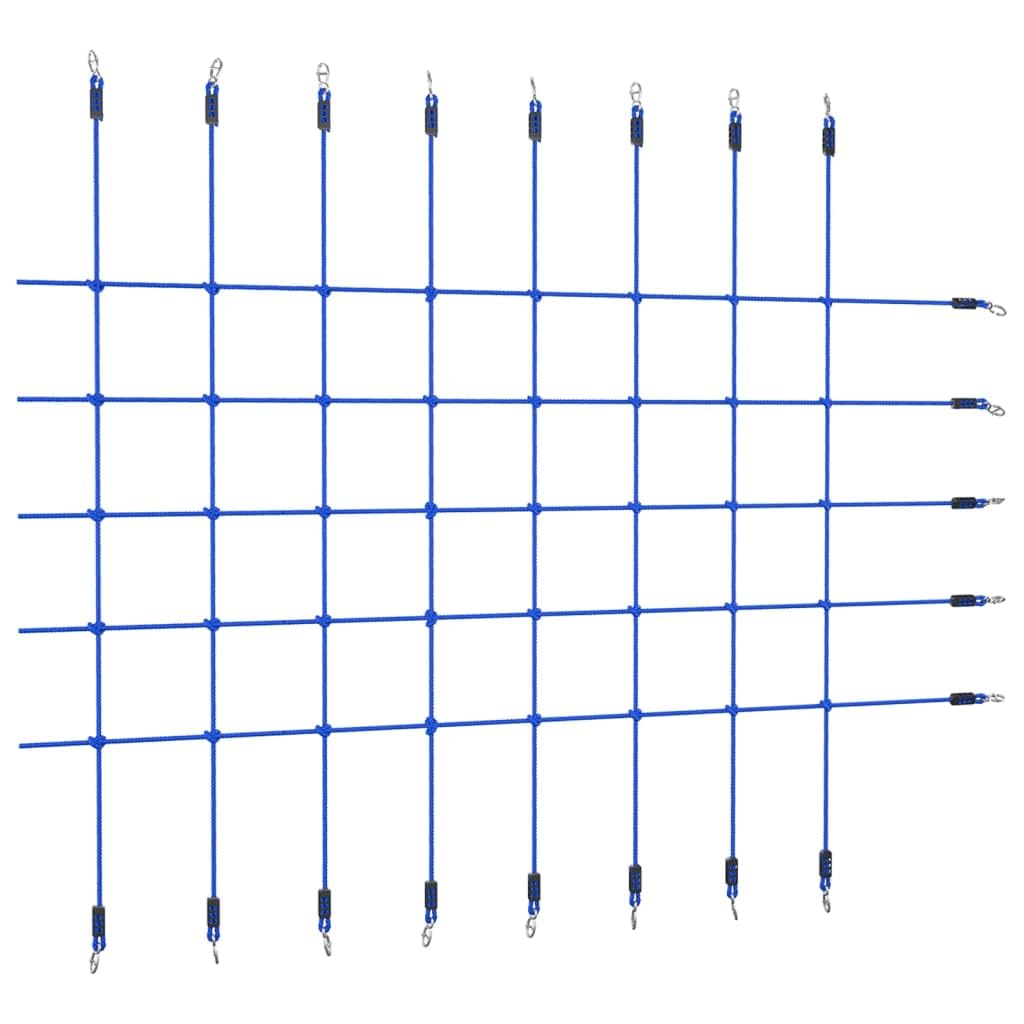Siatka wspinaczkowa do rekreacji na świeżym powietrzu, 200 x 150 cm, niebieska artykuły sportowe