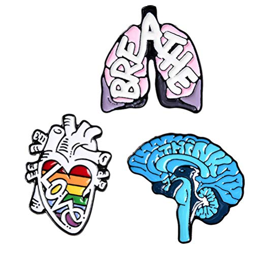 Broche cerveau gothique d'Halloween à offrir aux passionnés de bijoux insolites