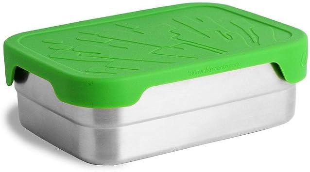 ECOlunchbox Splash Box XL 40 oz Leak-Proof Stainless Steel Bento with Food-Safe Silicone Lid Plastic-Free, Dishwasher Safe