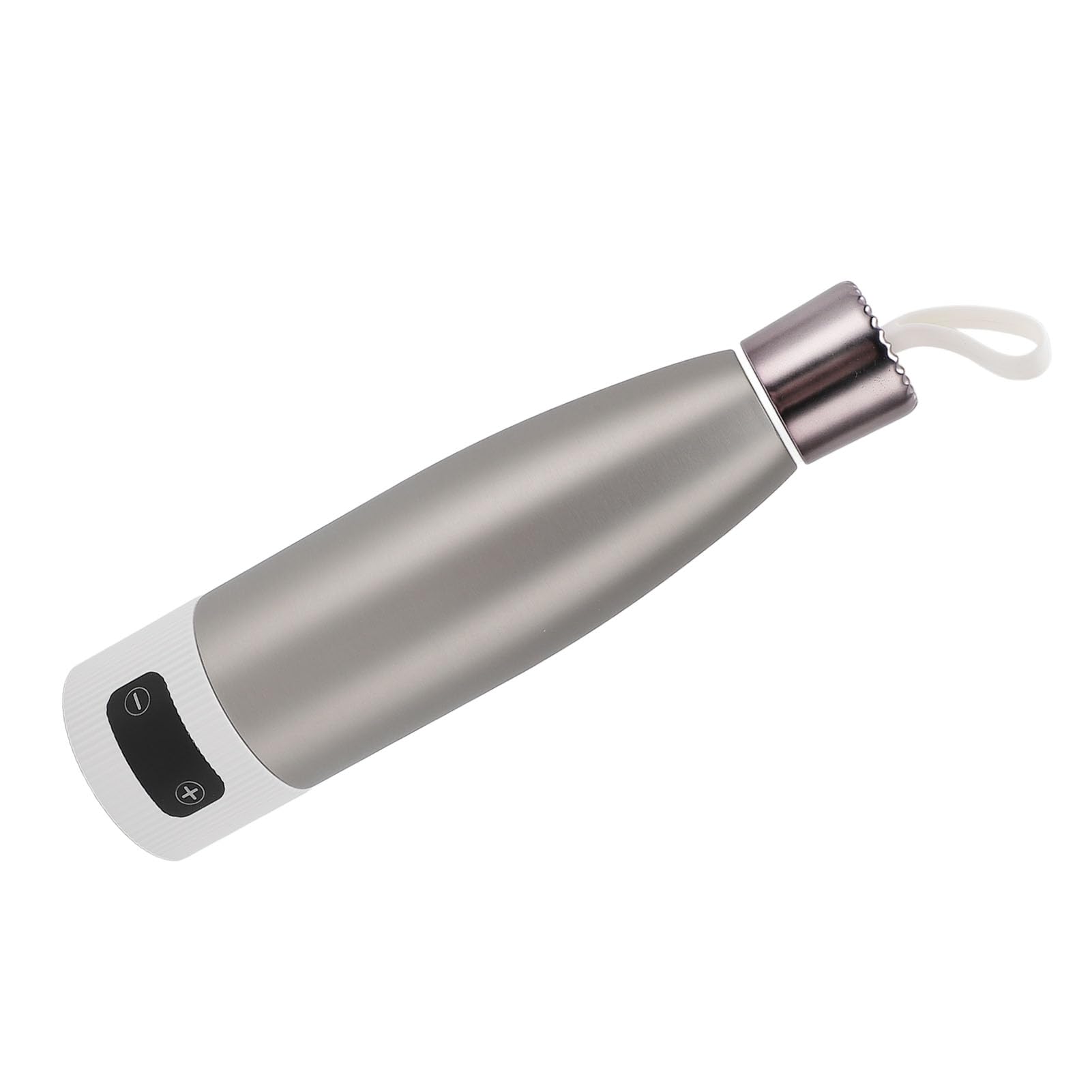 ASHATA Tazza riscaldante portatile a temperatura costante con design senza fili, per viaggi e campeggio, 15000 mAh, riscaldamento rapido, bianco