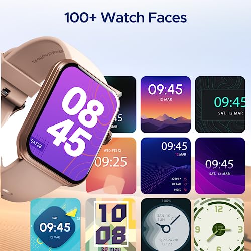 Image of Boat Xtend Plus Smart Watch w / 1.78 inch (4.5 cm) AMOLED Display, Coins, Advanced BT Calling, 100+ Sports Mode, Always On Display, HR & SP02 Monitoring & Stress Monitoring(Rose Pink)